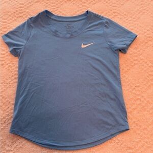 Nike Blue Dri-fit short Sleeve T-Shirt